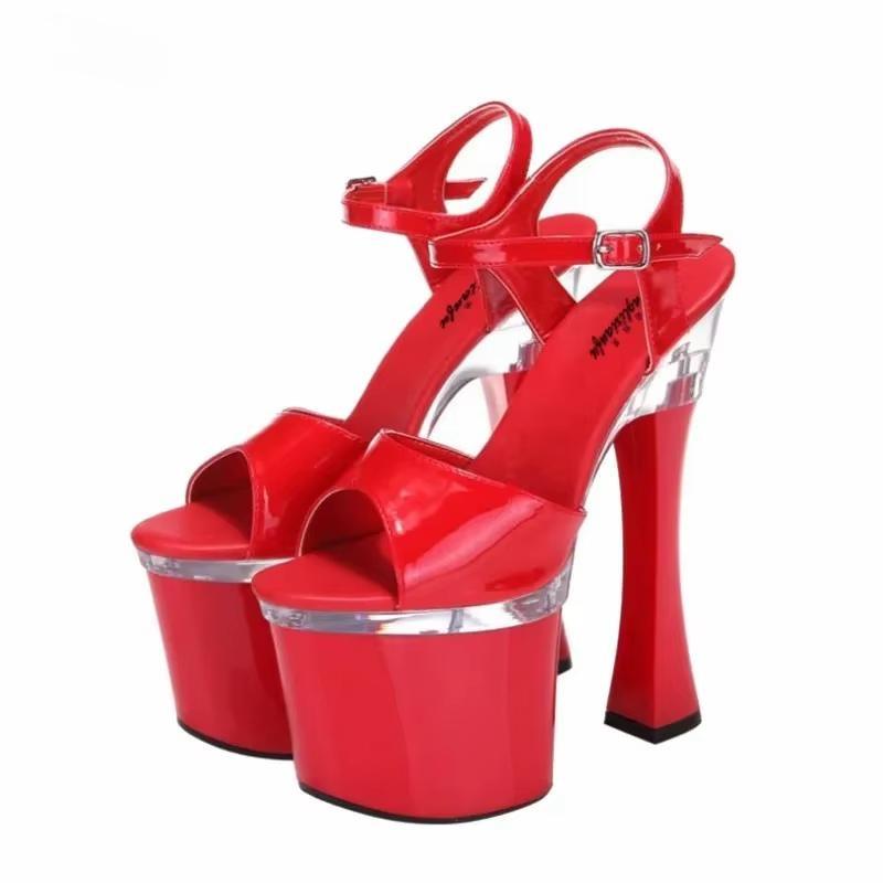 Size:35-44 Nightclub Platforms Shoes Ankle Strap Women's Sandals