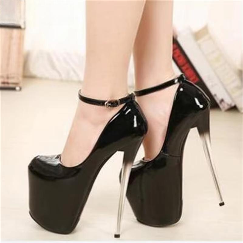 Plataforms Pumps Fashion Show Ladies 19cm Thin Heels