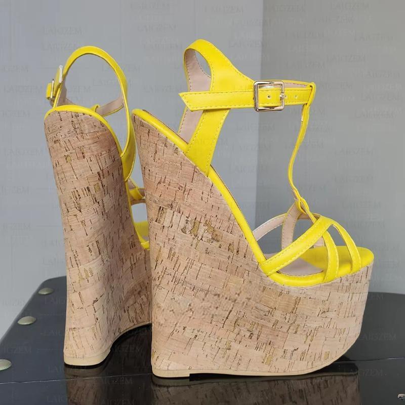 Women Platform Wedges Sandals 20CM High Heels Pumps