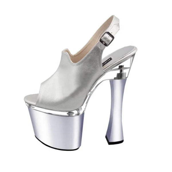 18cm High-Heeled Shoes Top Open Toe Sandals