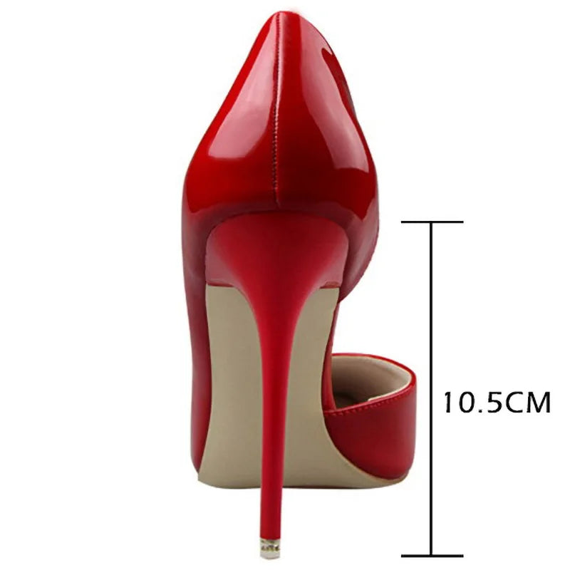 Patent Leather Heels  Fashion Woman Pumps Stiletto Women Sexy Party Shoes