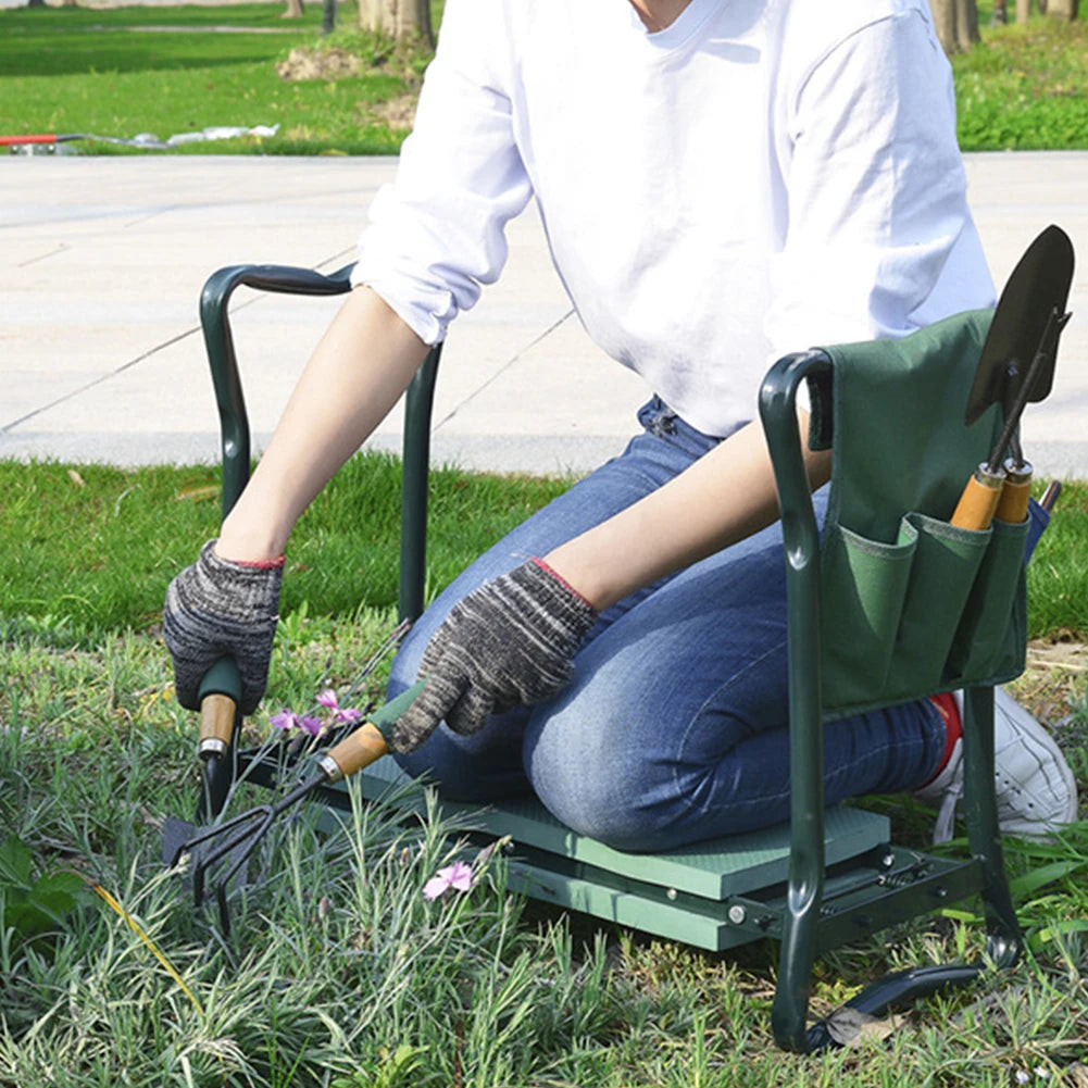 Heavy Duty Upgraded Garden Kneeler Thicken Seat Padded Kneeling Stool