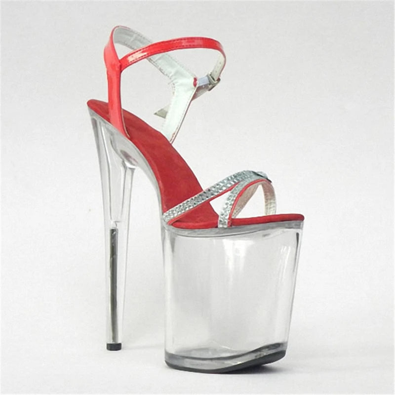 Big:35-45 46 sandals women 20cm ultra high heels