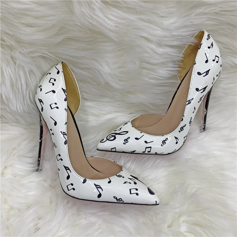 10cm white Hollow high heels sexy shoes