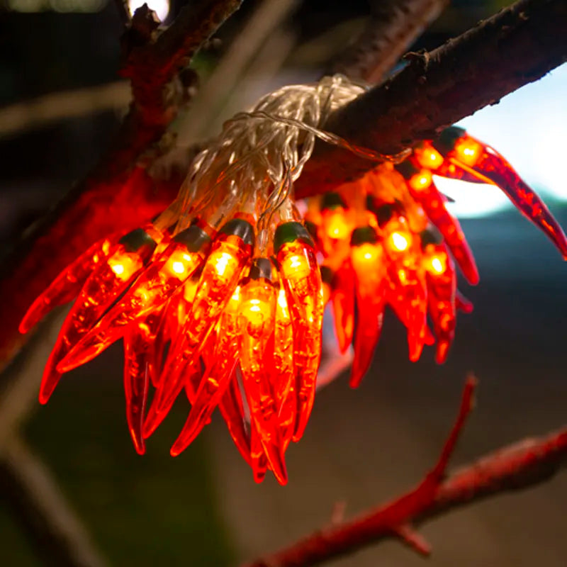 LED Red Chilli Light String Battery-operated Fairy Lights