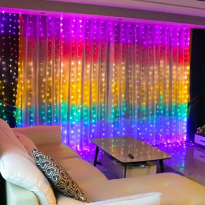 3M USB Rainbow String Light LED Fairy Garland Curtain Light