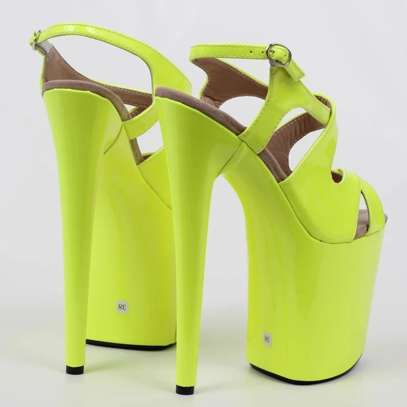 Women Sandals 20CM High Stiletto Heels Platform Summer Pumps Ladies Sexy Party Shoes