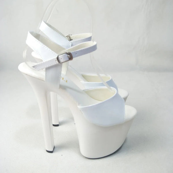 cover 17 cm high heels, model's special platform shoes