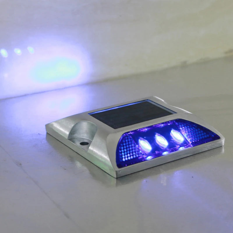 Square Aluminum LED Flashing Blinking On And Off Cat Rye Reflector  Lamp