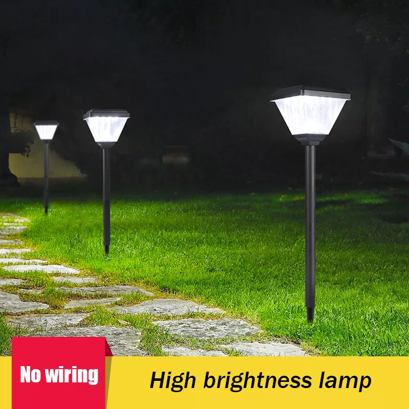 LED Solar Lamp Outdoor waterproof Torch Lights Solar Pathway Landscape Light Solar Lawn Lamp