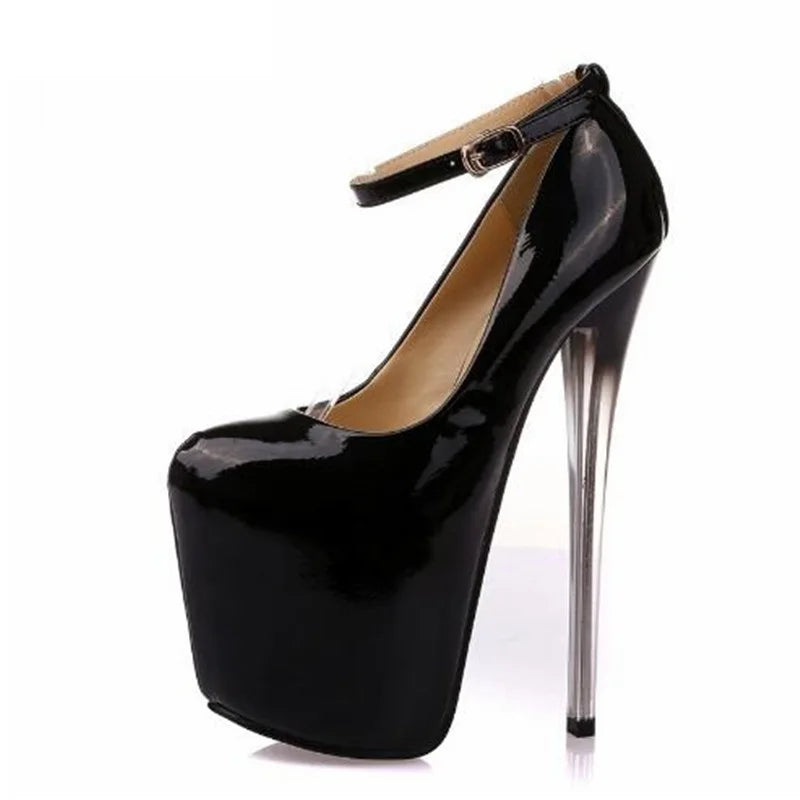 Plataforms Pumps Fashion Show Ladies 19cm Thin Heels