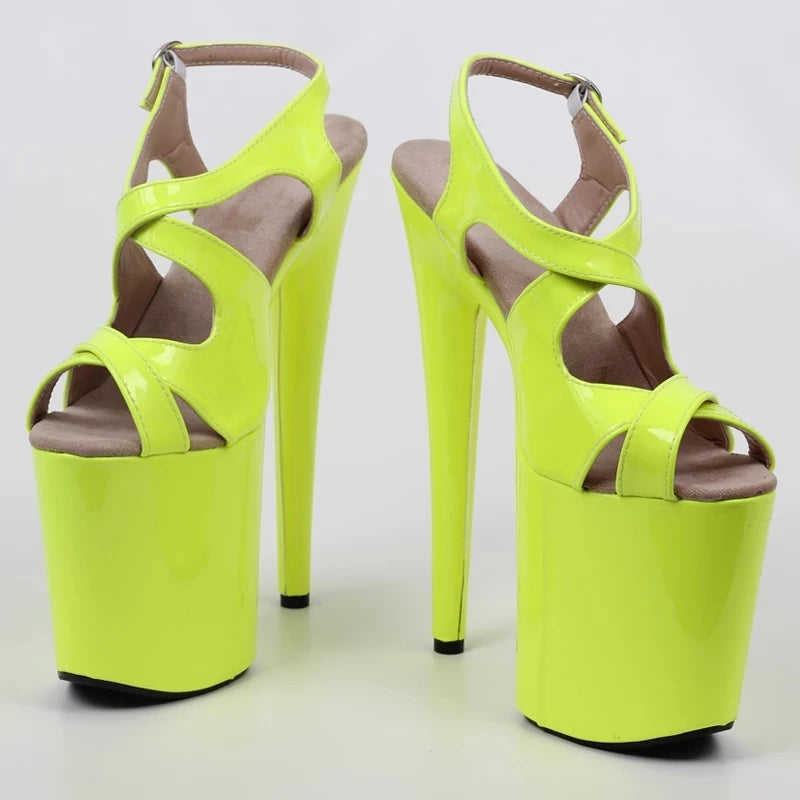 Women Sandals 20CM High Stiletto Heels Platform Summer Pumps Ladies Sexy Party Shoes