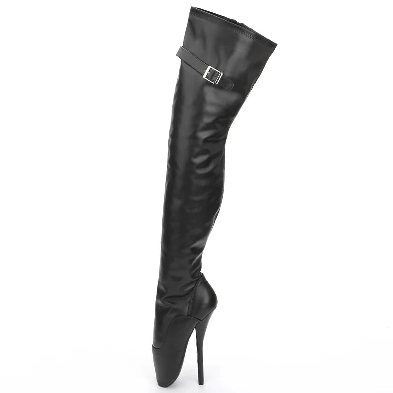 Ballet Boots 18CM Siper High Heel Pointed toe Over-the-knee Thigh Long Boots