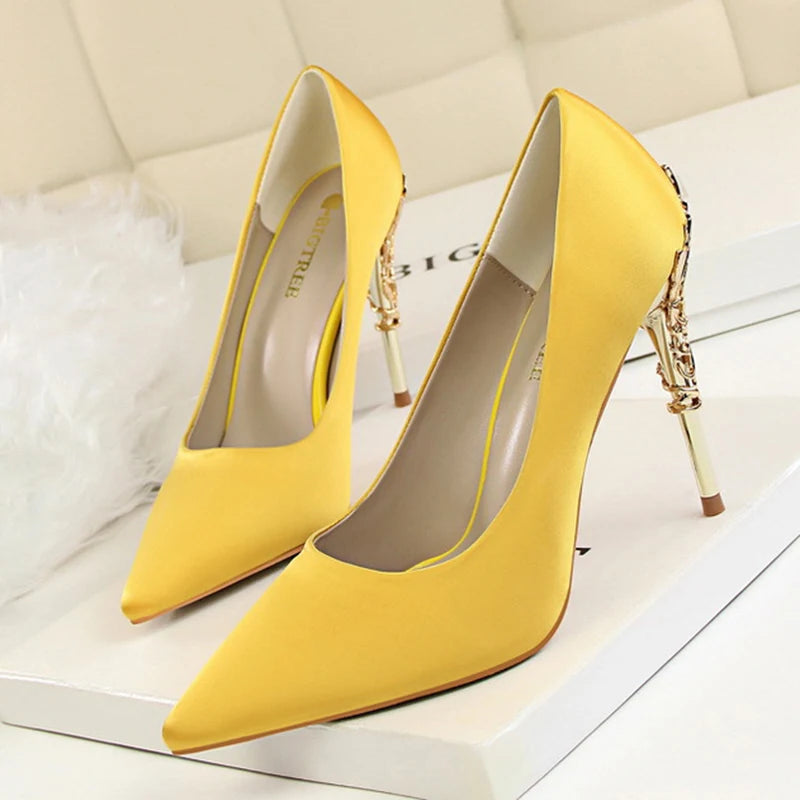 New Fashion High Heels Women Shoes Spring Elegant Female Office Shoes