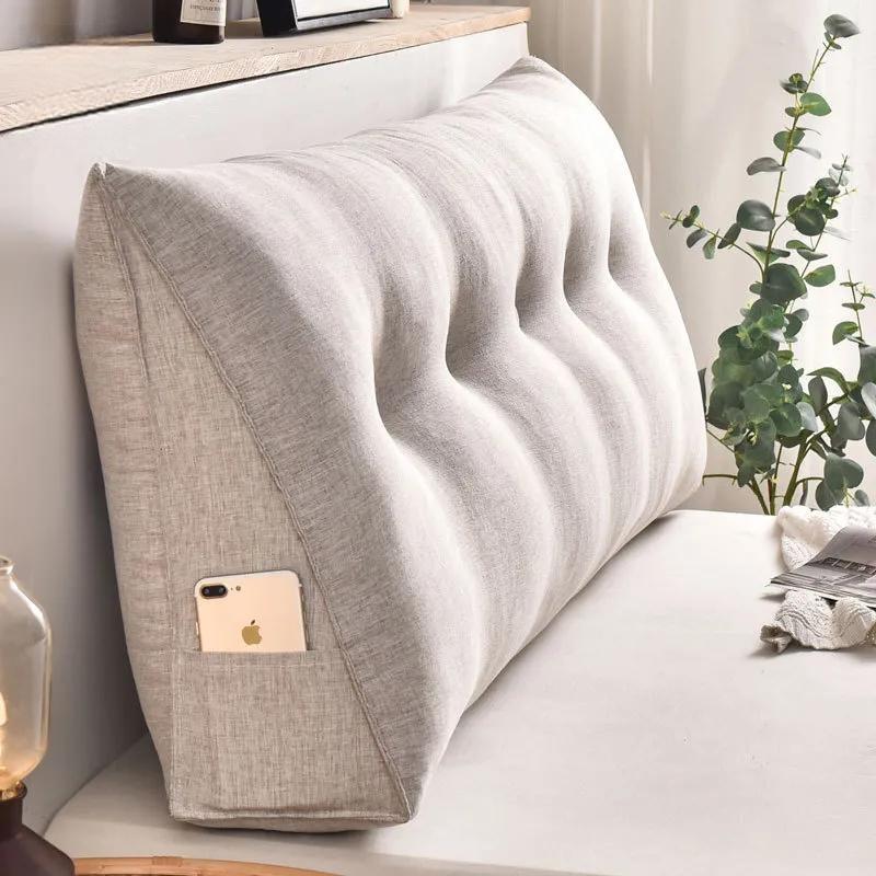Headboard Cushion Triangular Long Pillow