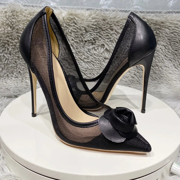 12cm Sexy Design Extreme Thin Heel Pumps Women