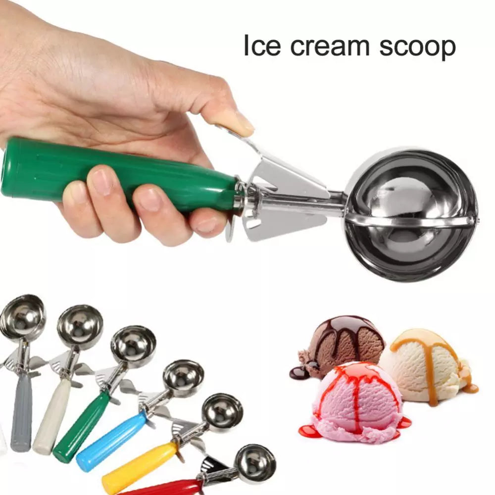 Ice Cream Scoops Stainless Steel Ice Cream Digger Fruit Mash Spoon