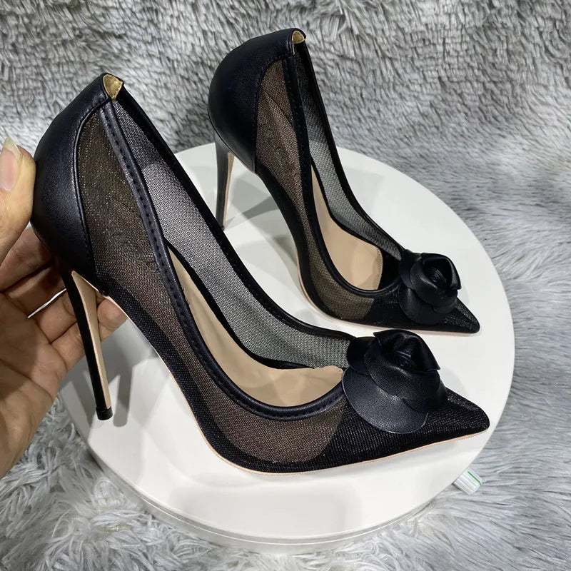 12cm Sexy Design Extreme Thin Heel Pumps Women