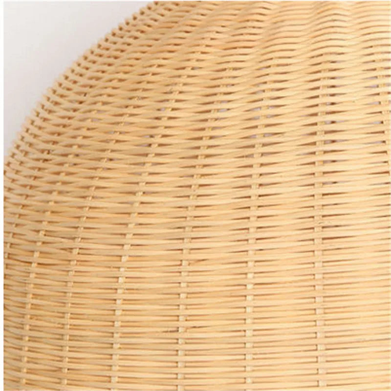 Rattan Pendant Lights Bamboo Lantern Pendant Lamp Hand-Woven Bamboo Lampshades