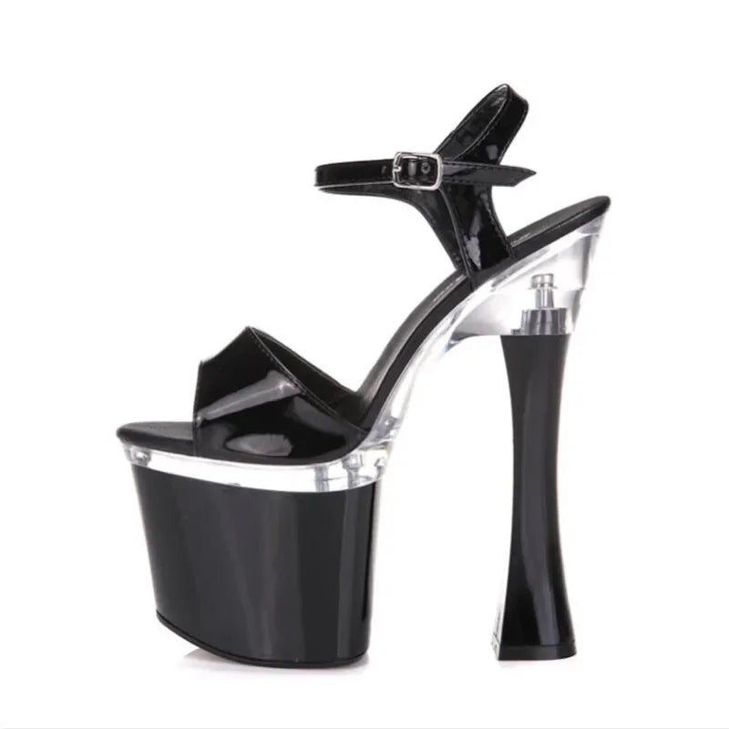 Size:35-44 Nightclub Platforms Shoes Ankle Strap Women's Sandals