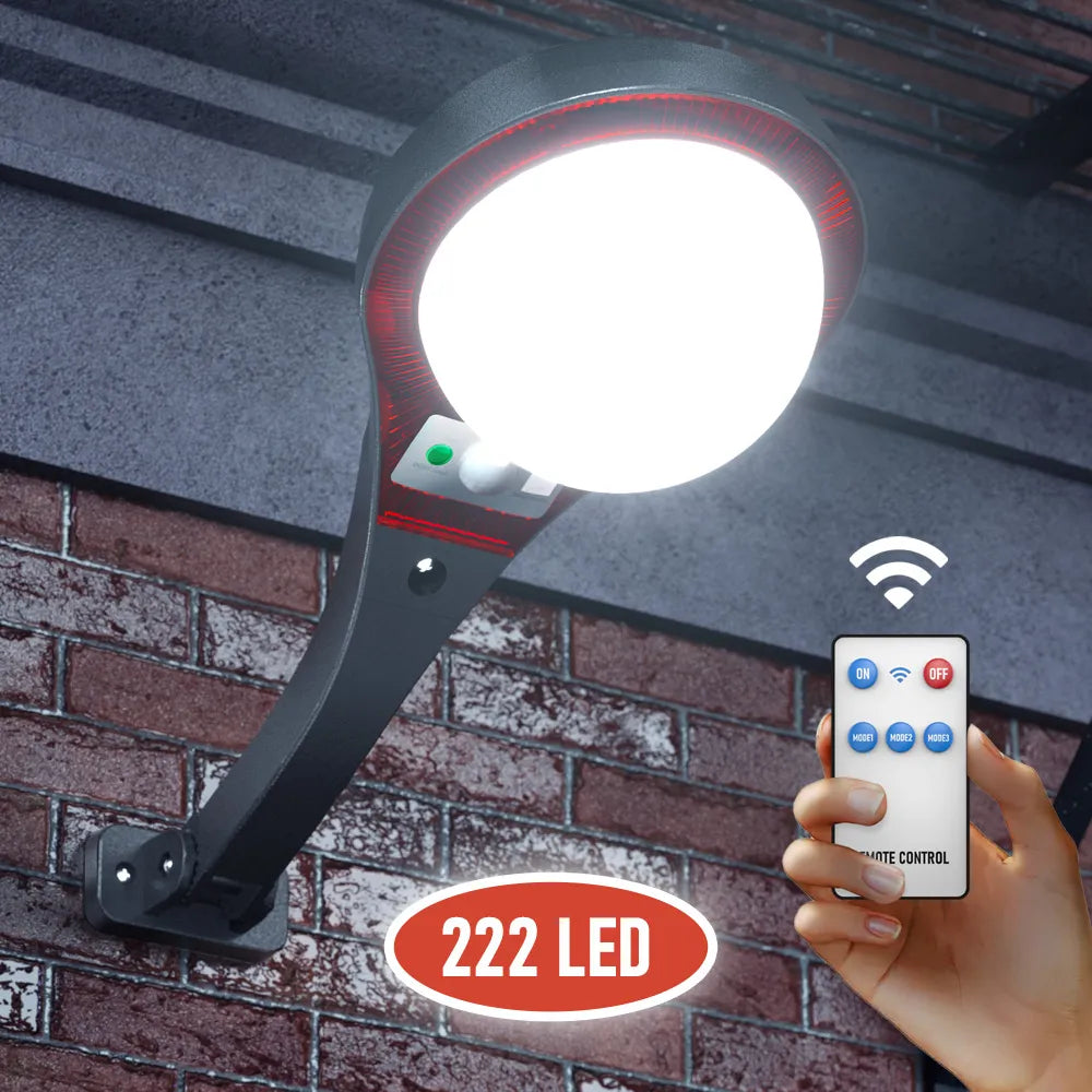 LED Super Bright Outdoor Solar Wall Lamp 2400/3000mAh IP65 Waterproof Street Lights