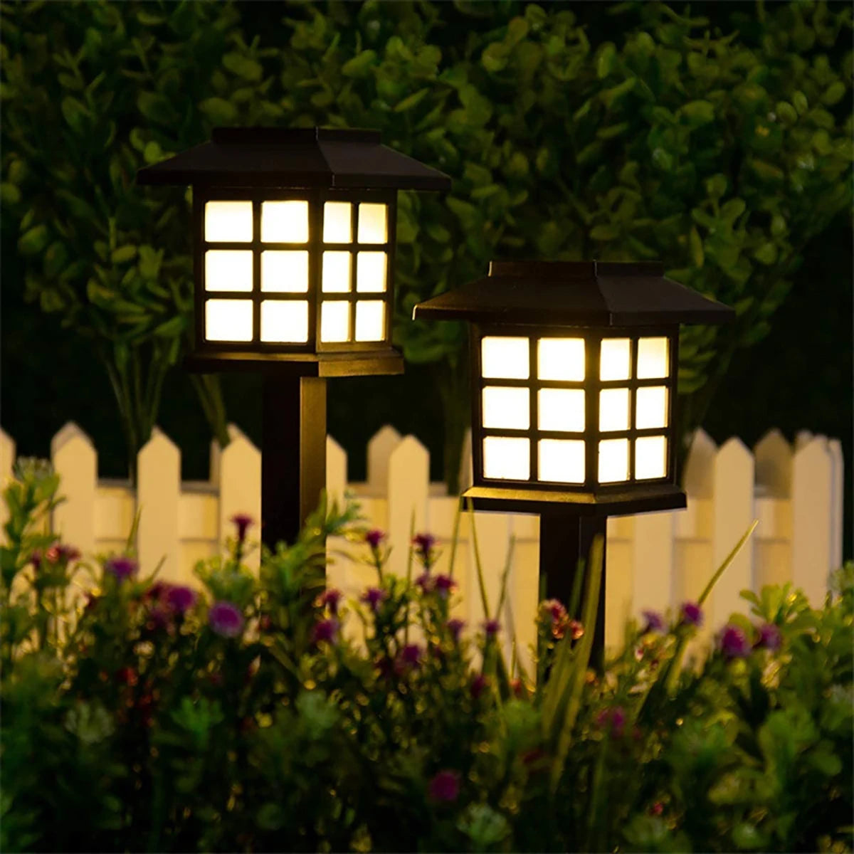 Outdoor Solar LED Lawn Light Pathway lamp Waterproof LED Night Lights