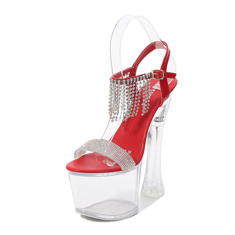 Fashion Sandals Transparent Platform Shoes For Woman Summer