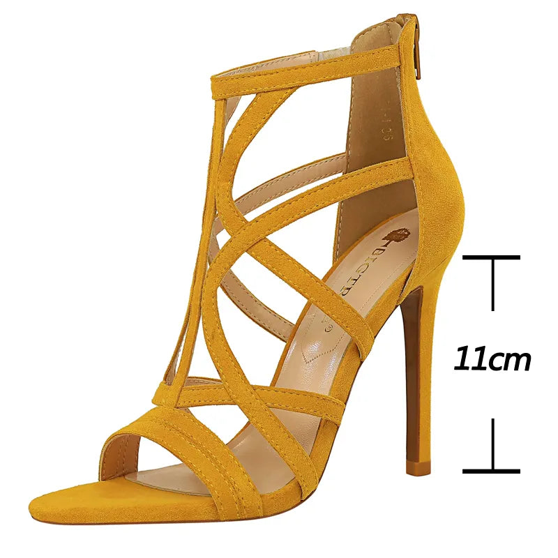 Roman Style High Heels  Pumps Stiletto Heels 11 Cm Women