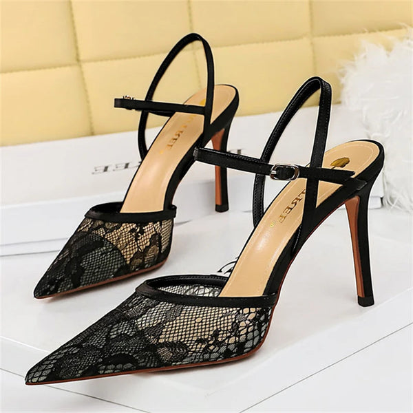 Sexy Nightclub Sandals Women Thin High Heels