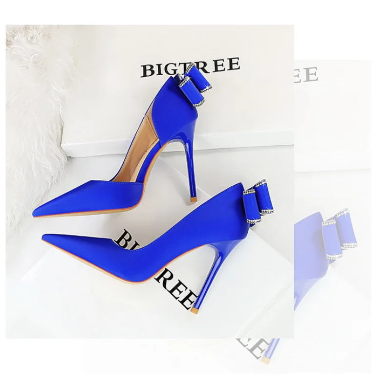 Women's Fashion Banquet High Heel Shoes Thin Heel High Heel