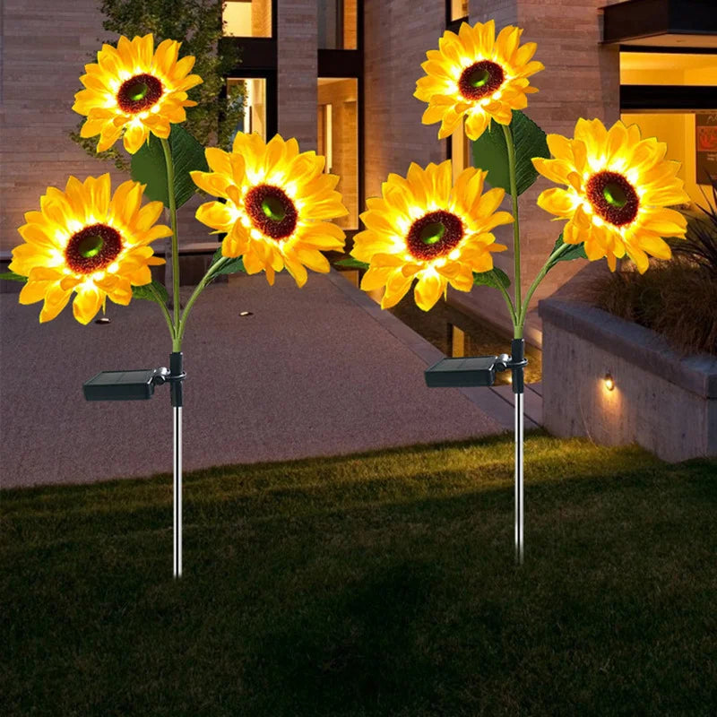 LED Solar Garden Reed Lights Outdoor Fiber Light Waterproof Garden Lamp