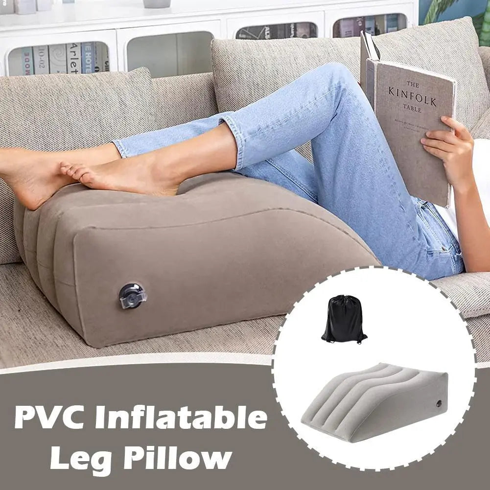 Portable Inflatable Elevation Wedge Leg Foot Pillow