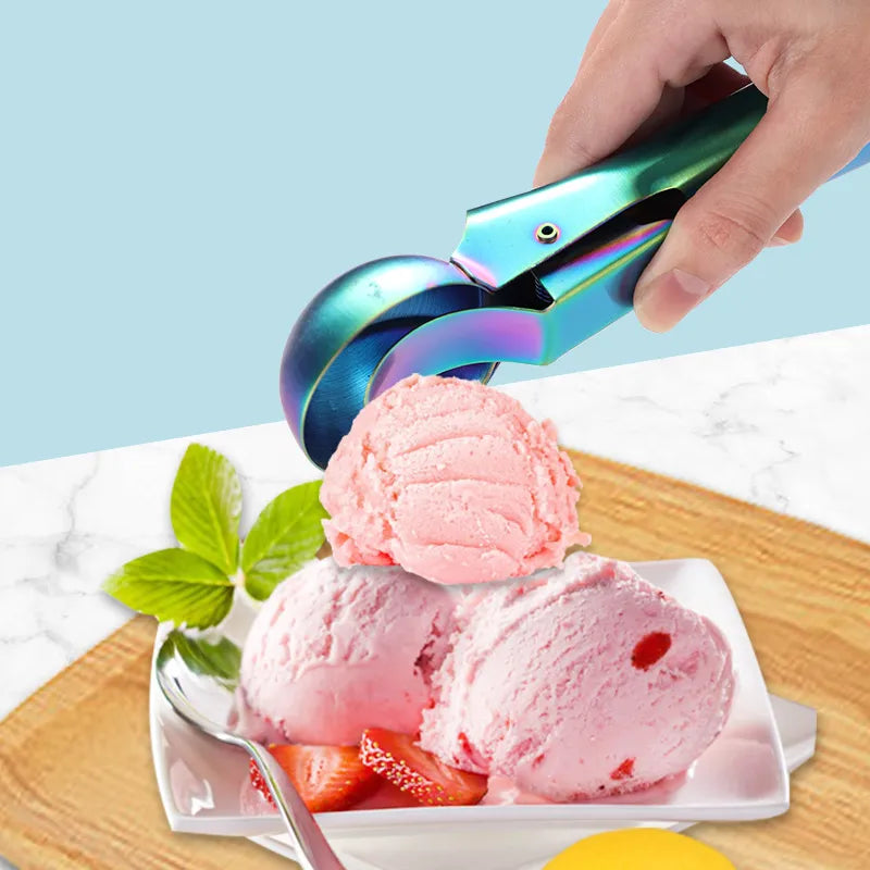 Ice Cream Scoops Stacks Stainless Steel Ice Cream Digger