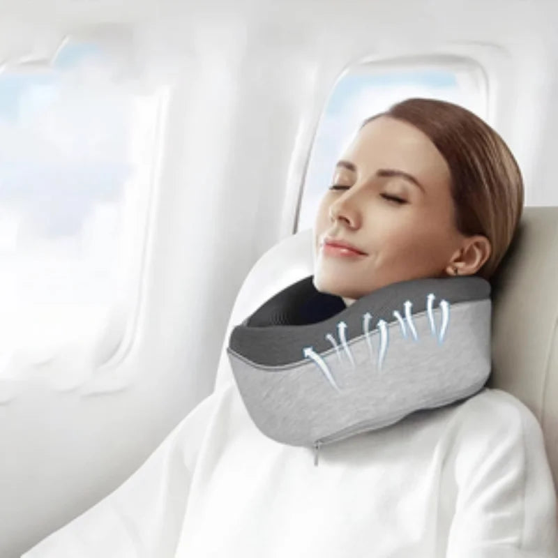 Travel Neck Pillow Car Neck Memory Foam Pillow U-Shaped Portable Auto Headrest Pillow