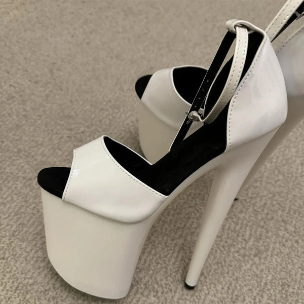 17-20 cm high heel sandals, summer women's catwalk high heels