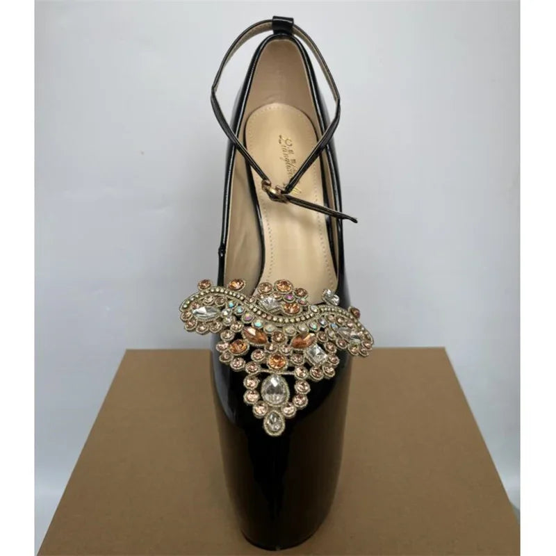 22cm Thin High Heels Female Round Toe Pumps