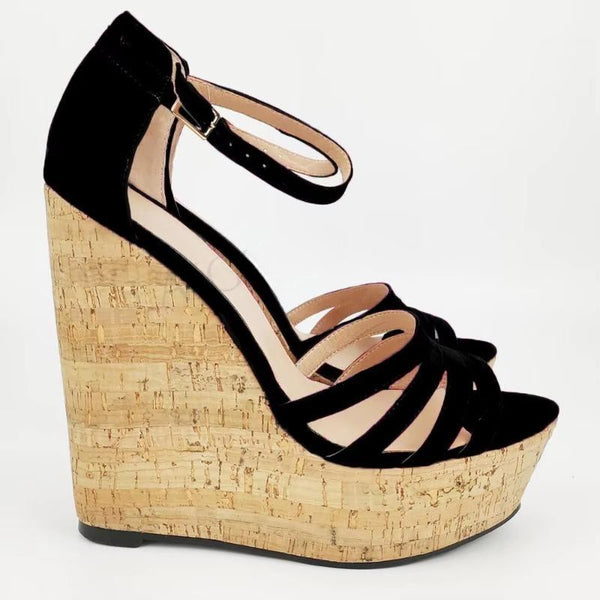 CHIC Women Sandals Platform Wedges High Heels Party Pumps