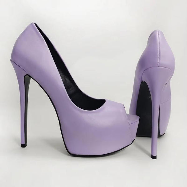 Women Platform Pumps Peep Toe High Heels Sandals Party Dress Wedding Shoes