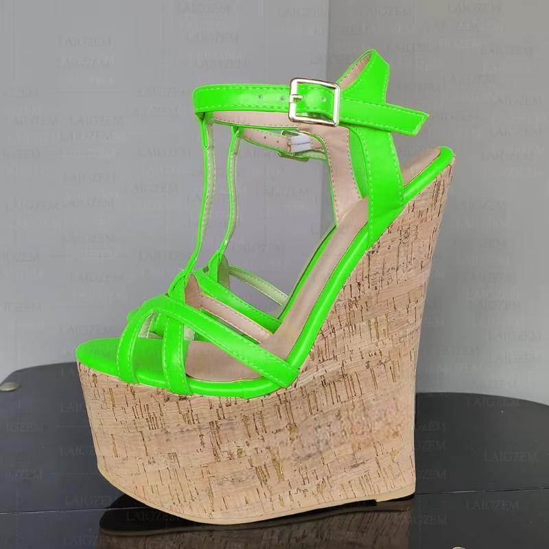 Women Platform Wedges Sandals 20CM High Heels Pumps