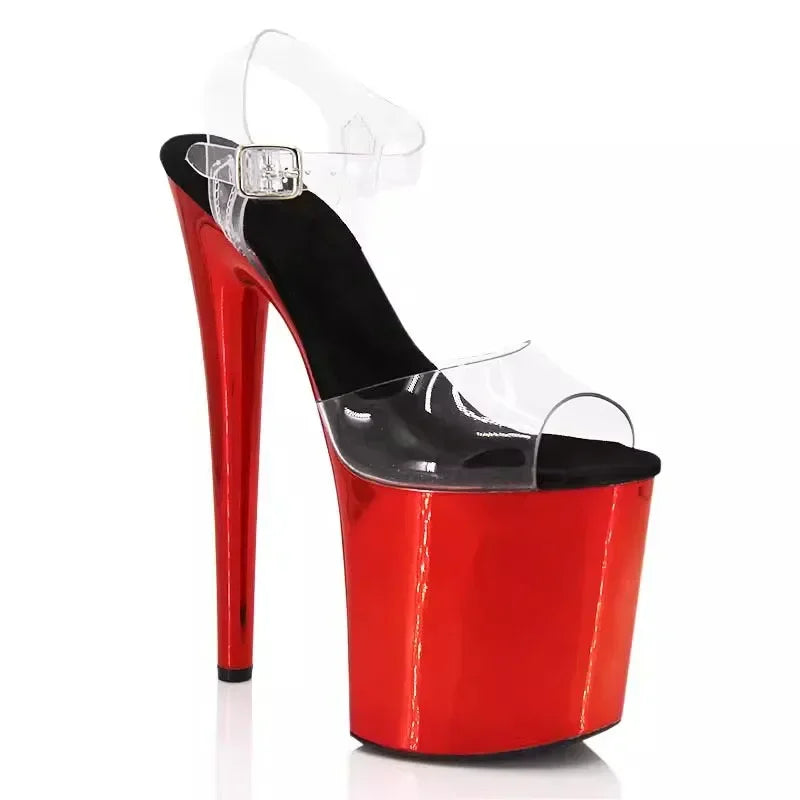 Sexy 20cm Thin Heels 8 Inches Pole Dance Shoes Platform Women Sandals