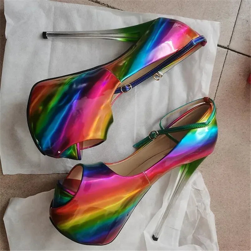 Shallow Mouth Women's Shoes 22cm Thin Heels Cosplay Pumps