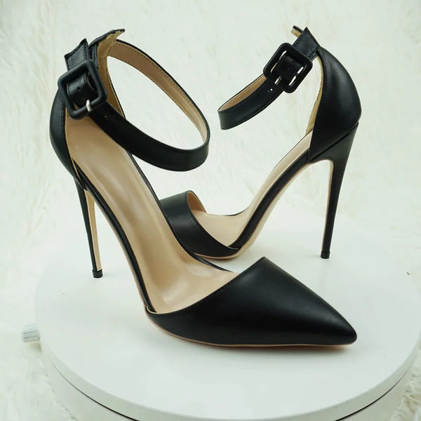 Women's heeled sandals narrow pointed sexy high-heeled shoes