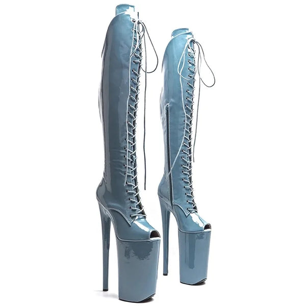 26CM sexy exotic High Heel platform party shoes Pole Dance boots