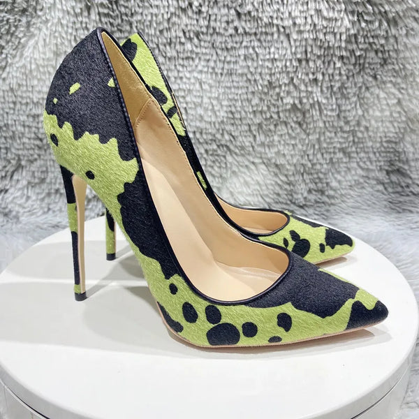 Women's pointed high-heeled shoes