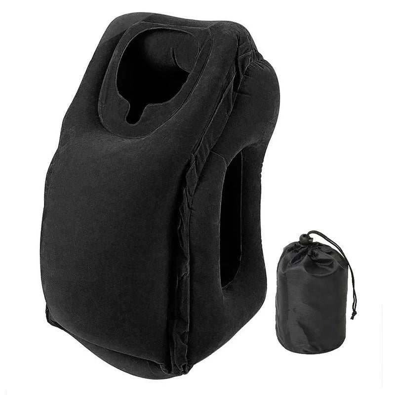 Pvc Inflatable Travel Sleeping Bag Portable Cushion Neck Pillow for Men Women