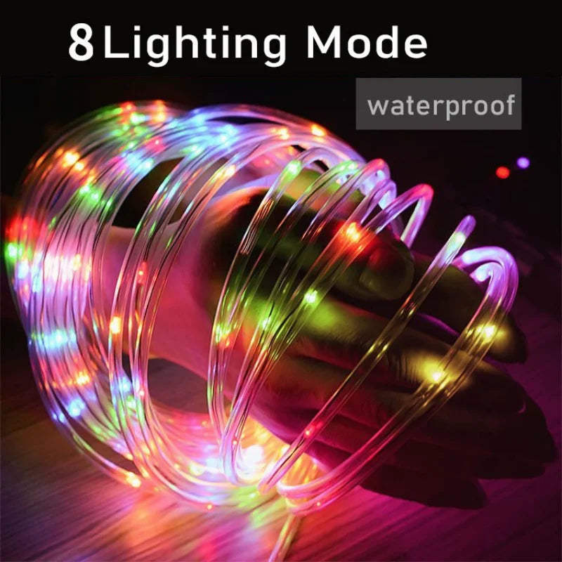 Outdoor Solar String Light Waterproof Copper Wire String Lamp
