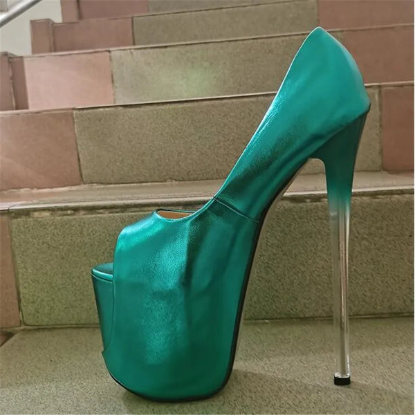 Woman Sexy Stilettos 20cm Thin High Heels Platform Single Fetish Ballet