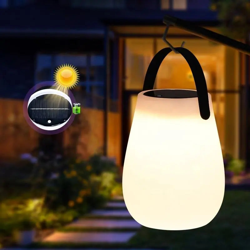 Solar Powered Outdoor Camping LED Tabletop Lantern