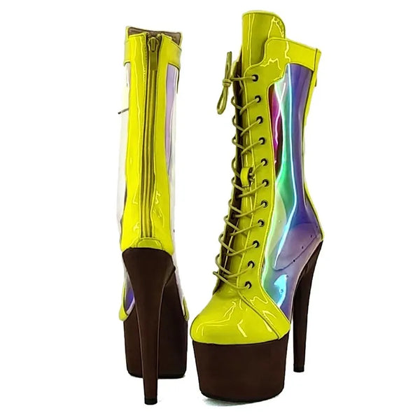 17CM/7Inches Women's Platform Party High Heels Modern Boots Pole Dance shoes