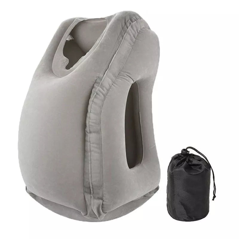 PVC Inflatable Air Travel Pillow Portable Headrest